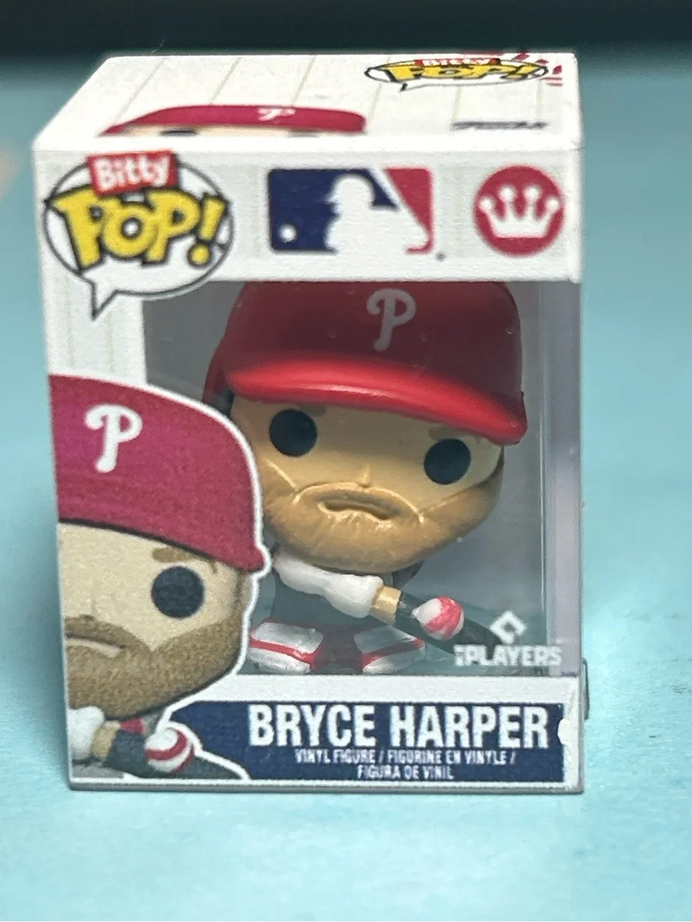 Bryce Harper ,Philadelphia Phillies MLB Bitty Bop mini figure (small 1 inch) - Picture 1 of 5